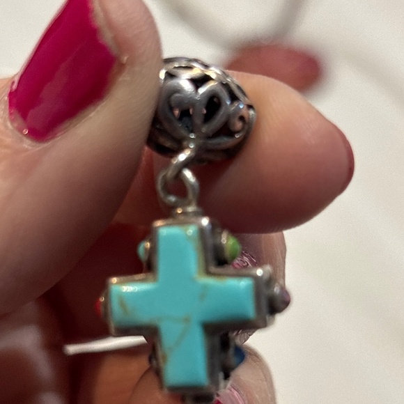 Sterling Silver Necklace with Pendents - Picture 6 of 9